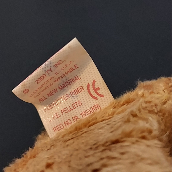 SALE ❤️ 🔥Set Of 3 TY Beanie Babies Cashew, Fuzz And Curly🔥 - Picture 10 of 11